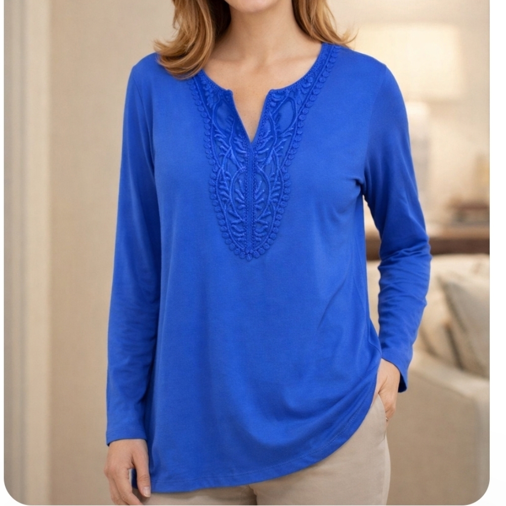 Susan Graver Cool Touch Knit Top